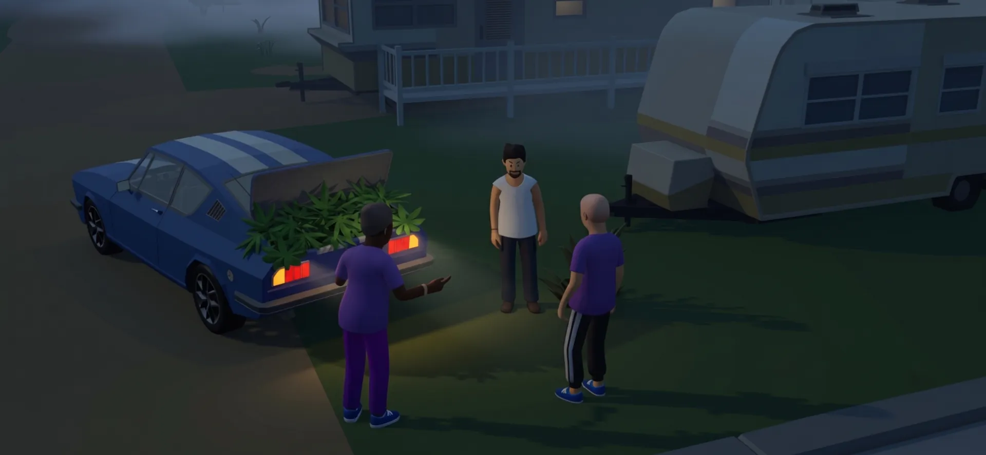 Street Capital: a night-time deal at a car trunk